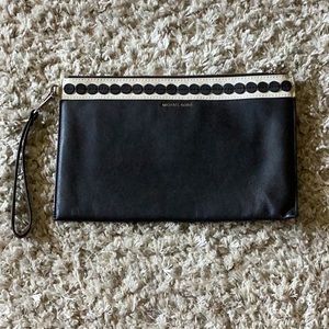 Michael Kors black clutch